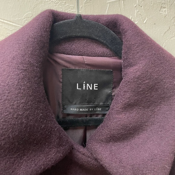 LINE the Label Plum Coat - Picture 3 of 4